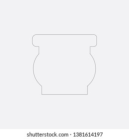 jug icon sign signifier vector