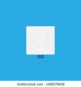 jug icon sign signifier vector