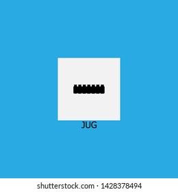 jug icon sign signifier vector