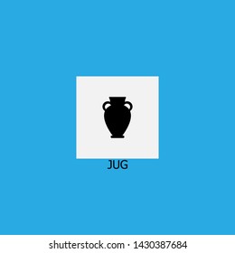 jug icon sign signifier vector