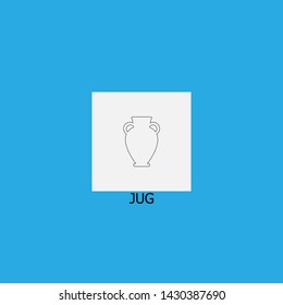 jug icon sign signifier vector
