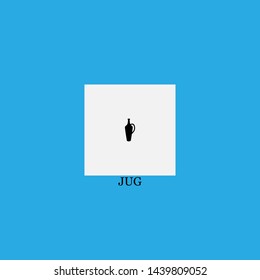 jug icon sign signifier vector