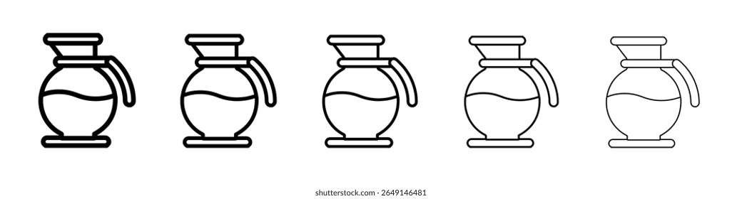 jug icon simple vector outline logo