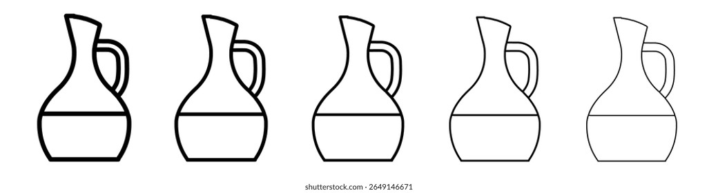 jug icon simple vector outline logo