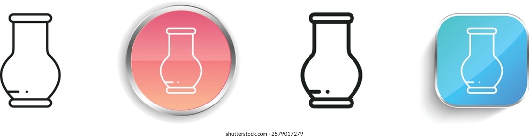 jug icon. Thin Linear, Regular and Button Style Design Isolated On White Background