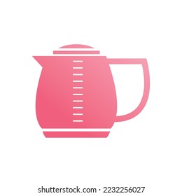 jug icon vector image on white background
