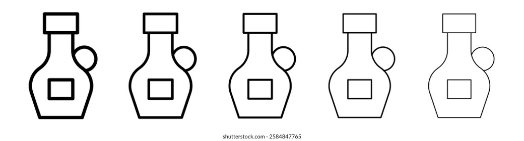 Jug icon Vector logo sign