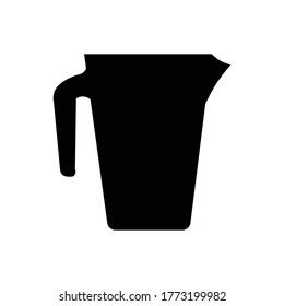 Jug icon.flat vector graphic in white background