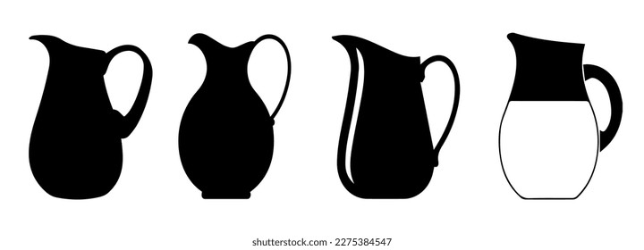 Jetons-Set, Kaffeebeutel, Teebeutel, Vektorgrafik einzeln auf Hintergrund