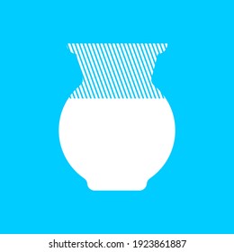 Jug of milk icon for milk packaging