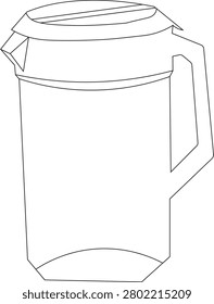 A jug is a practical and stylish container designed for serving water, juice, milk, tea, or other beverages. Made from high-quality plastic, glass, or stainless steel, it features a comfortable handle and an easy-pour spout for convenient use. Its durable construction makes it suitable for everyday home use, offices, restaurants, picnics, and parties. Many jugs also come with a secure lid to keep drinks fresh and protected.