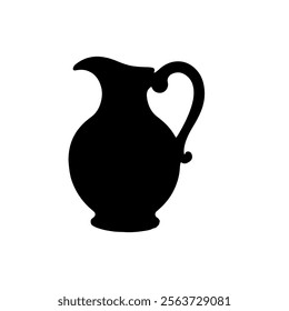 Jug silhouette icon vector design.
