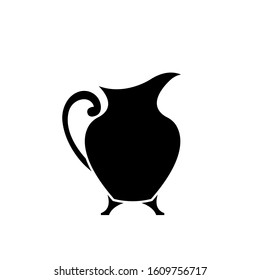 Jug or vase icon vector illustration isolated on white background