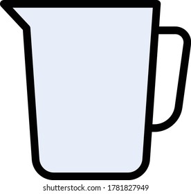 jug vector flat color icon 