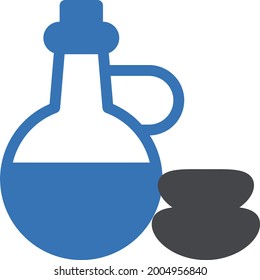 icono de color de glifo vectorial de yug
