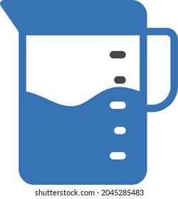 jug vector glyph colour icon