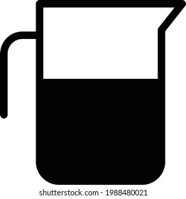 icono plano de jug vector glyph