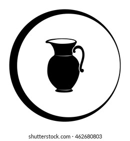 Jug vector icon. 