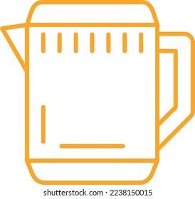 Jug vector icon. Can be used for printing, mobile and web applications.