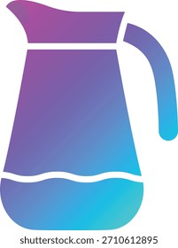 Ilustración de diseño de icono de Vector de jarra