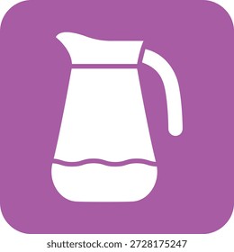 Ilustración de diseño de icono de Vector de jarra