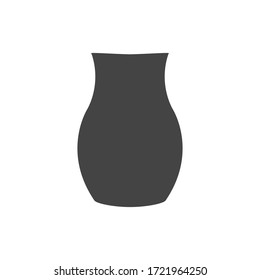 Jug vector icon on white isolated background.