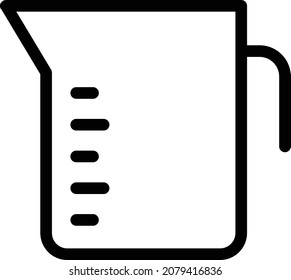 jug vector illustration isolated on a transparent background. stroke vector icons for concept or web graphics.