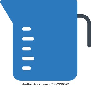 jug vector illustration isolated on a transparent background. glyph vector icons for concept or web graphics.