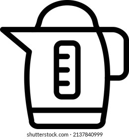 ilustración vectorial de jarra aislada en un fondo transparente. iconos vectoriales de glifo para el concepto o gráficos web.