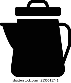 ilustración de jug Vector en un fondo transparente. Símbolos de calidad premium. Icono vector glifos para concepto y diseño gráfico.