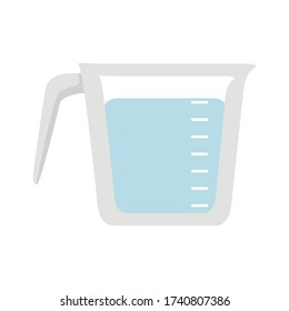Jug of water. Drinking water. Vector graphics. Vector illustration. EPS 10.