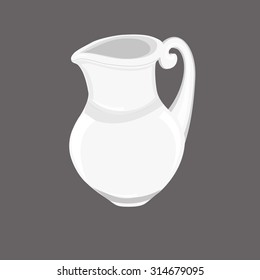 jug of water and milk
