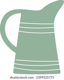 Ilustración Del Vector De Agua Jug
