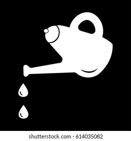 Jug of watering icon vector