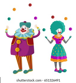 juggler clowns