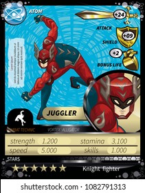 juggler game card