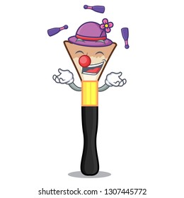 Juggling blusher in the shape of mascot
