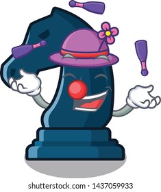 Juggling knight chess toys in character shape
