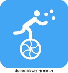 Juggling Sticks on Ball