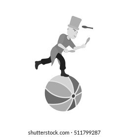 Juggling Sticks on Ball