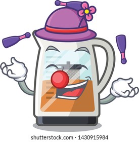 Juggling tea maker in the character refrigerators