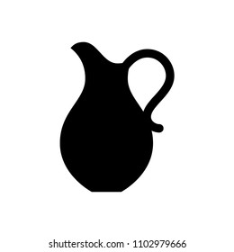 jugs silhouette vector icon