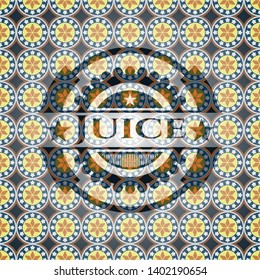 Juice arabesque emblem. arabic decoration.