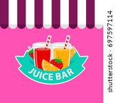 Juice Bar Vector Illustration Design