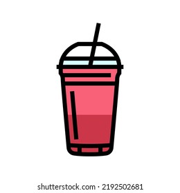 juice beverage drink color icon vector. juice beverage drink sign. isolated symbol illustration