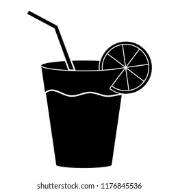  juice - black vector icon
