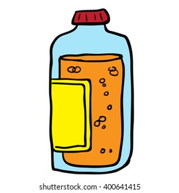 juice bottle cartoon