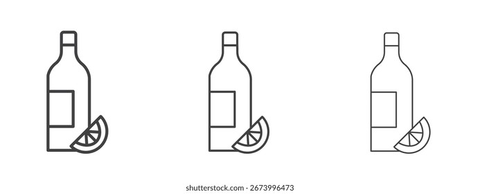 Juice bottle icon design, suitable for web, infographics, interface and apps.