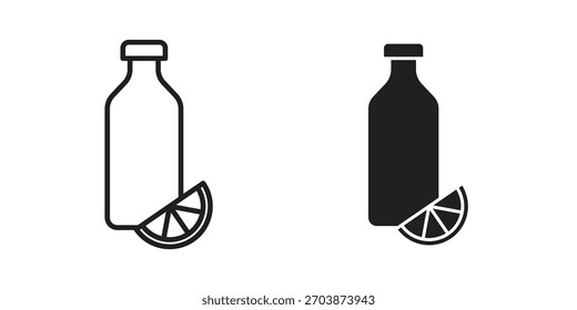 Ícone de garrafa de suco para web design, aplicativos móveis