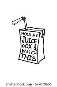 Juice Box Illustration